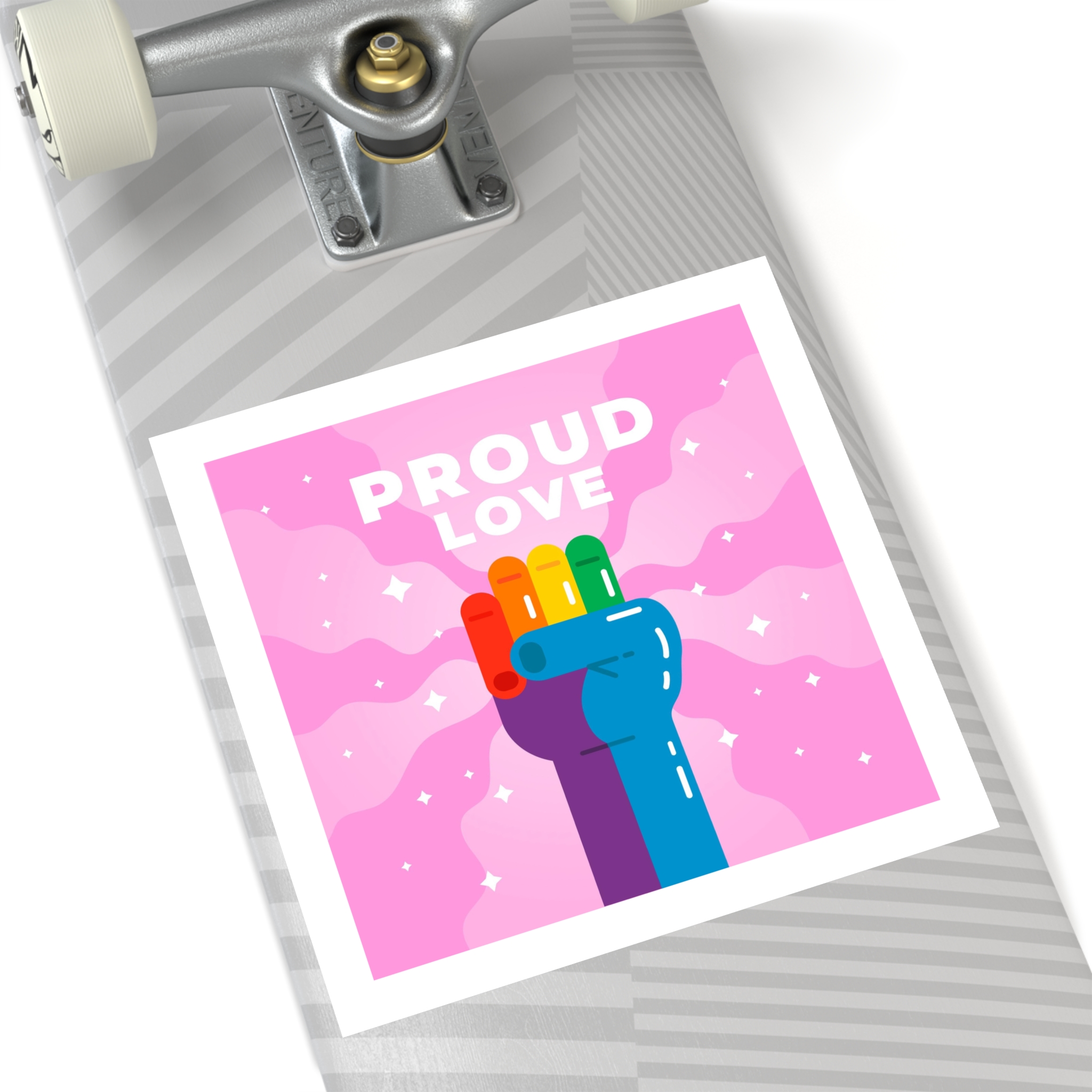 Pride Day Concept(4) Laminate Stickers Square - Image 80