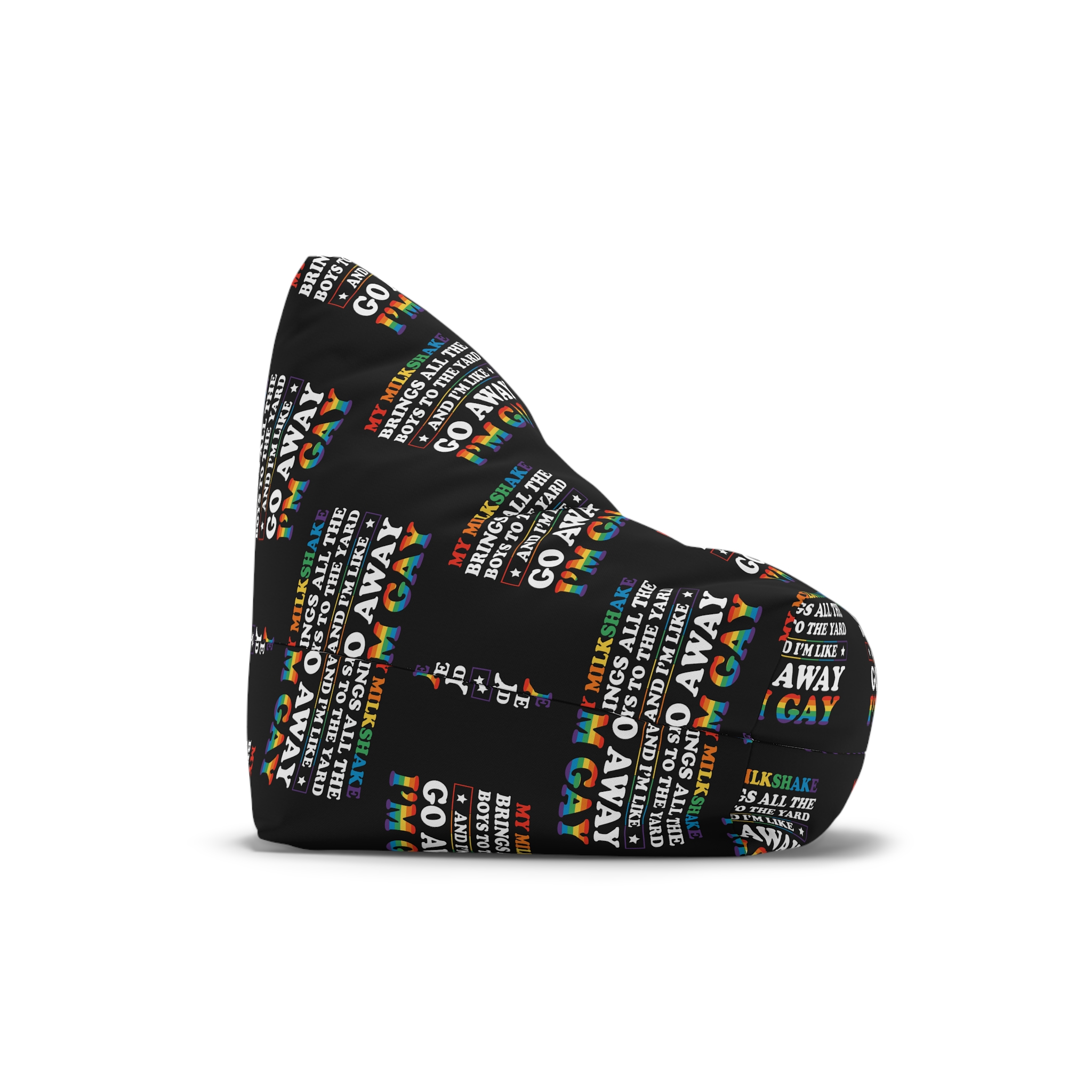 Pride Gay Lgbt Rainbow Tshirt Design Bean Bag Chair Cover - Image 3