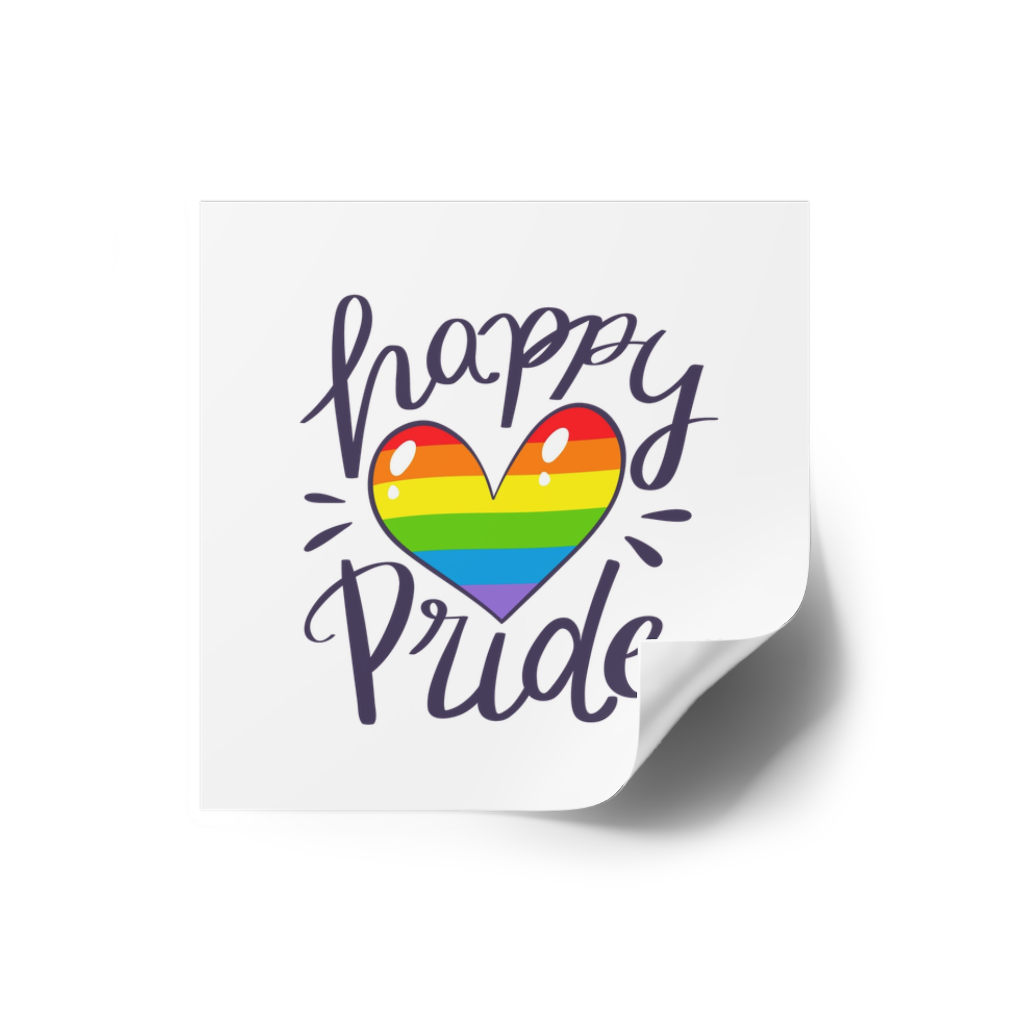 Pride Day Concept (1) Laminate Stickers Square - Image 10