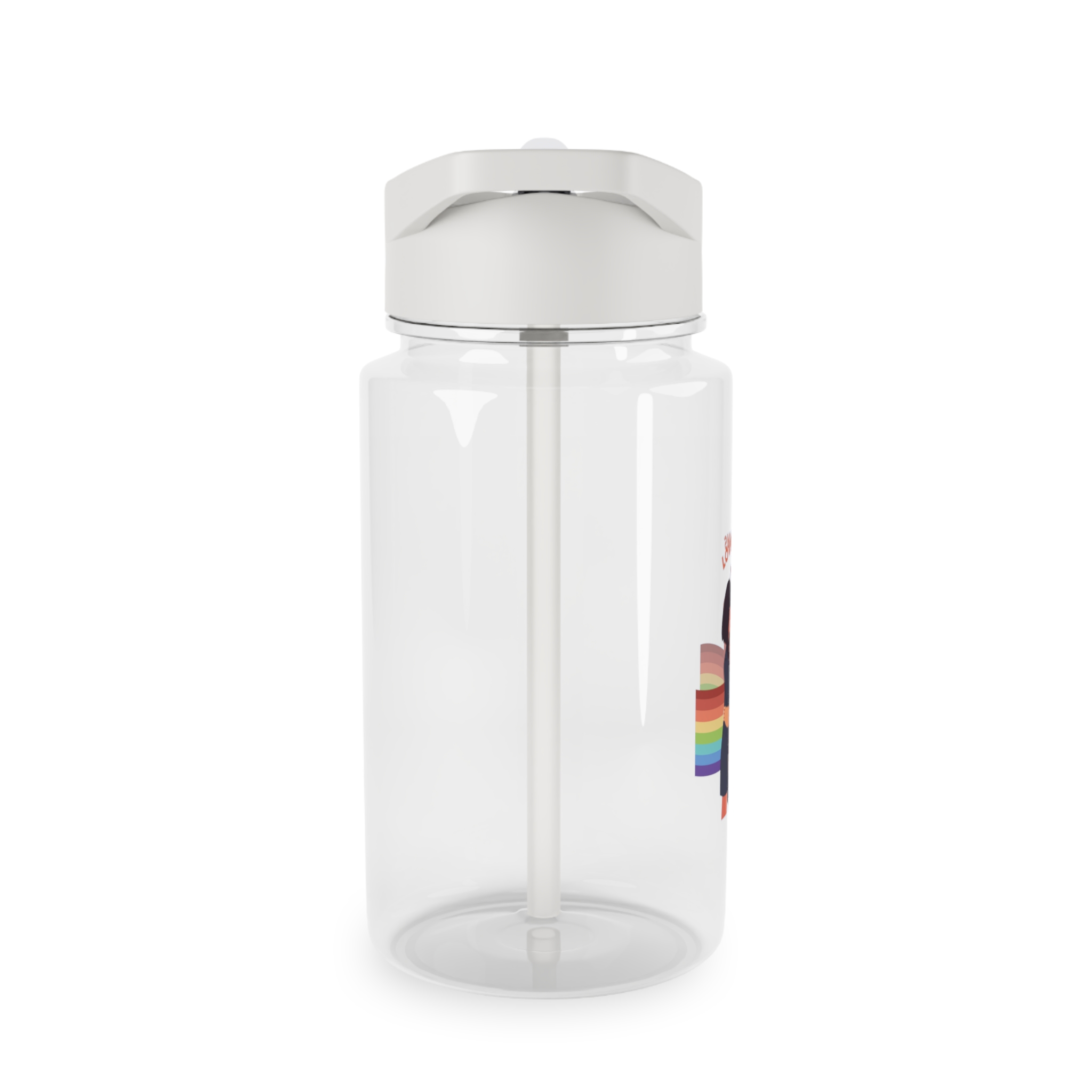 Pride Day People With Women Tritan Water Bottle - Image 4