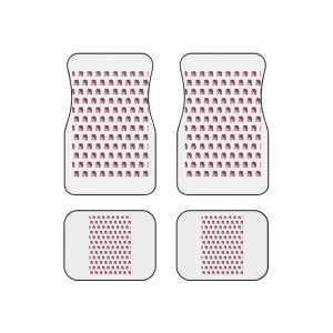 Vactor Seamleass Love Valentines Theme Calendar Car Mats Set Of 4