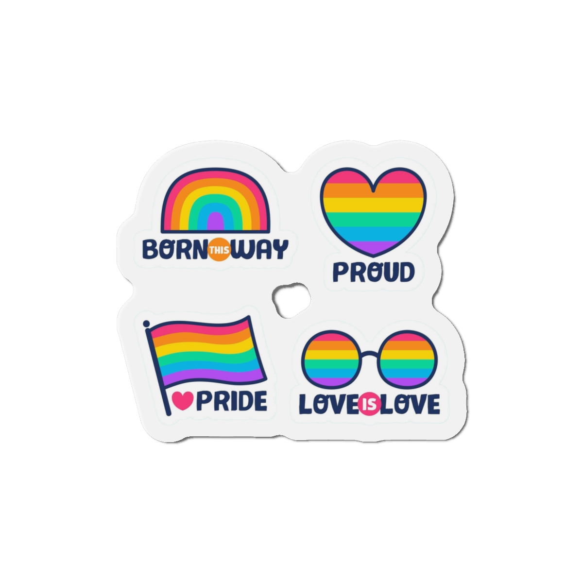 Pride Day Lables Collection Die Cut Magnets - Image 10