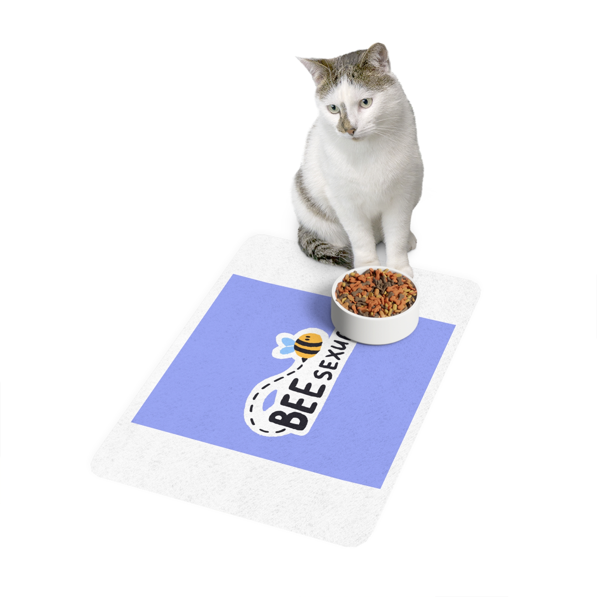 Lesbian Pride Design FE58B4 Pet Food Mat 12x18 - Image 3