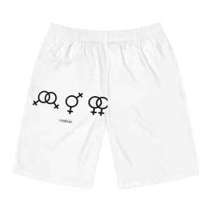 Lesbian Gender Symbols Orientation Signs Vector Illustration Mens Board Shorts Aop