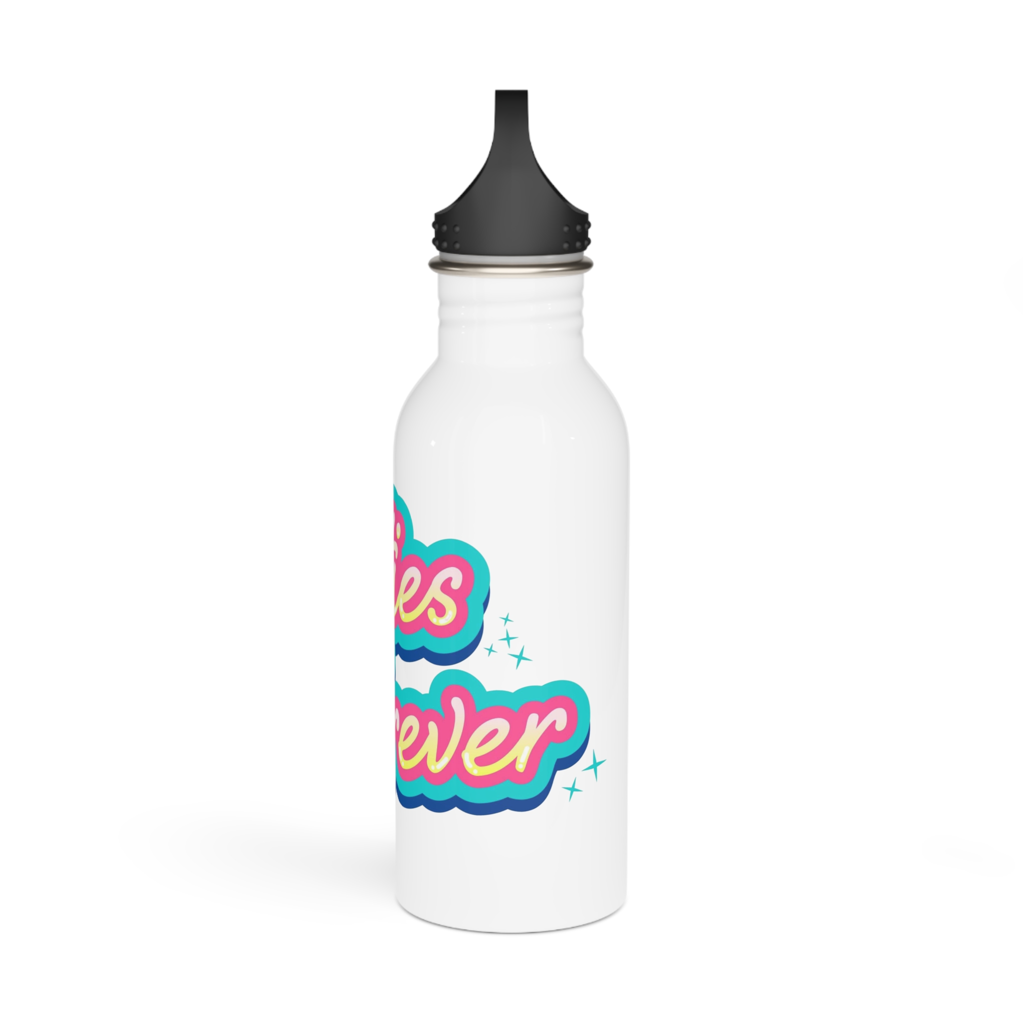 Besties Forever Lettering Logo Stainless Steel Water Bottle - Image 4