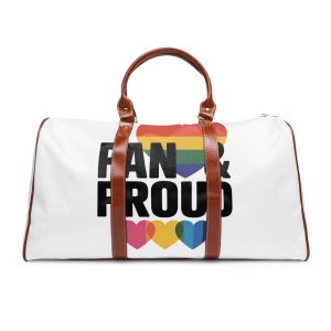 Pan Proud T Shirt Design Isolated White Background 2 Waterproof Travel Bag
