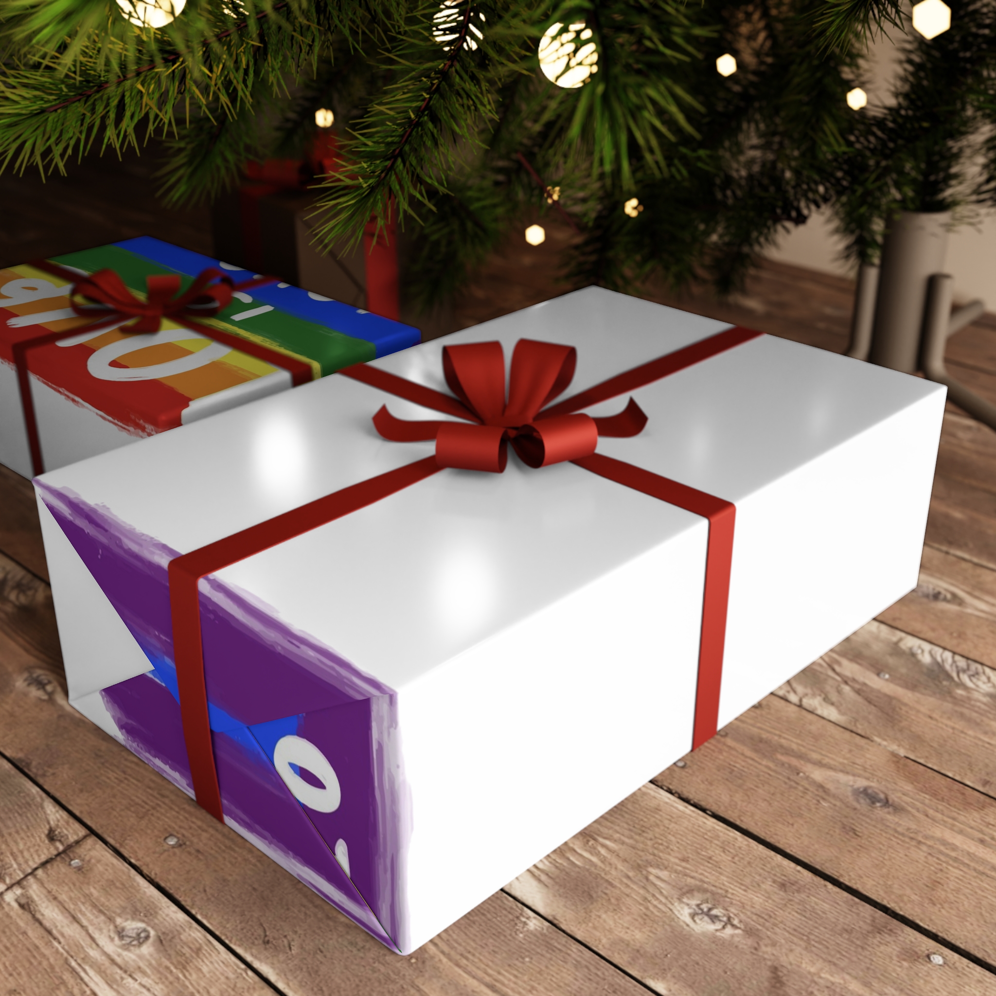 Pride Day Celebration Gift Wrapping Paper Sheets 1pc - Image 3