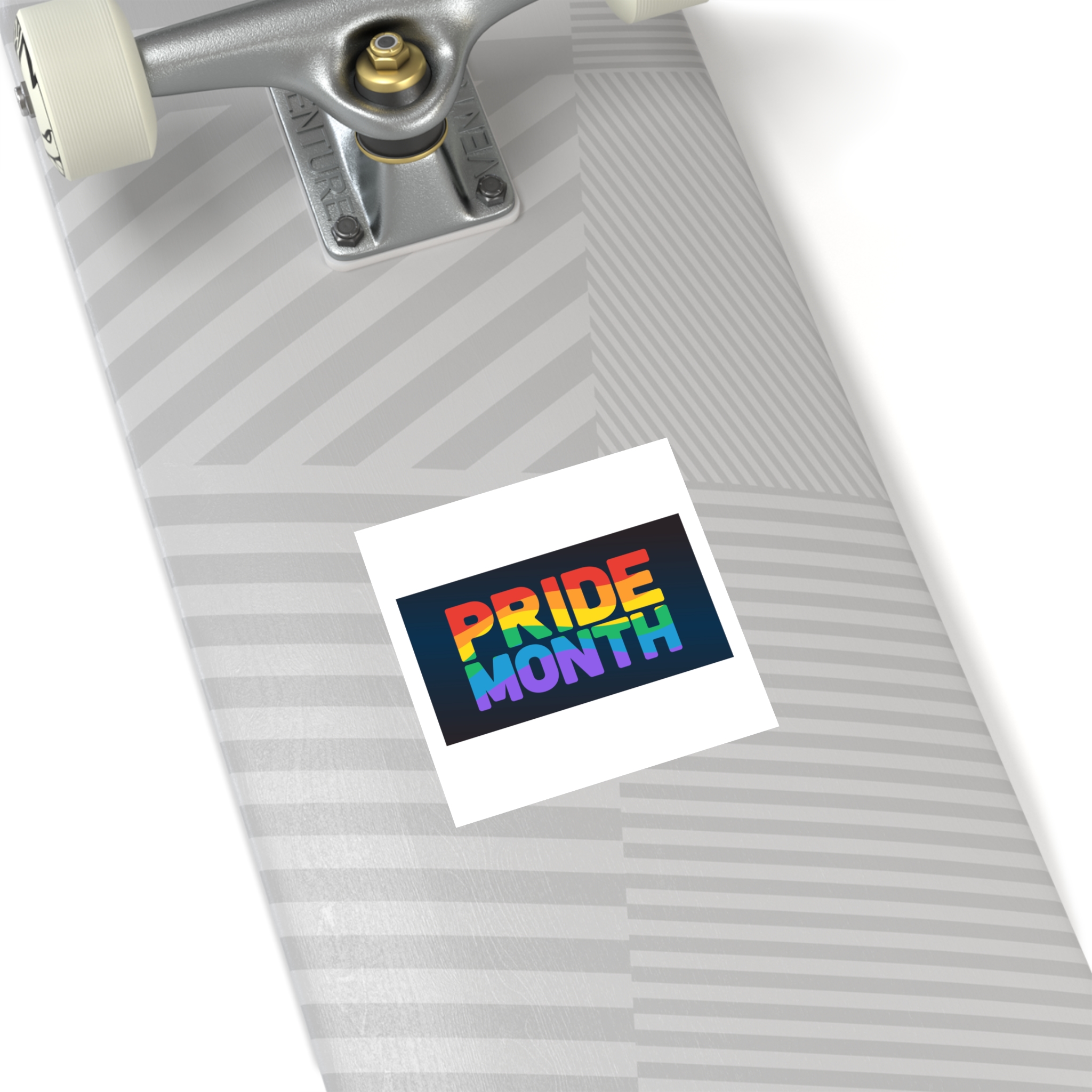 Lgbt Pride Rainbow Flag Lettering Banner Poster Social Media Pride Calligraphy With Laminate Stickers Square - Image 20