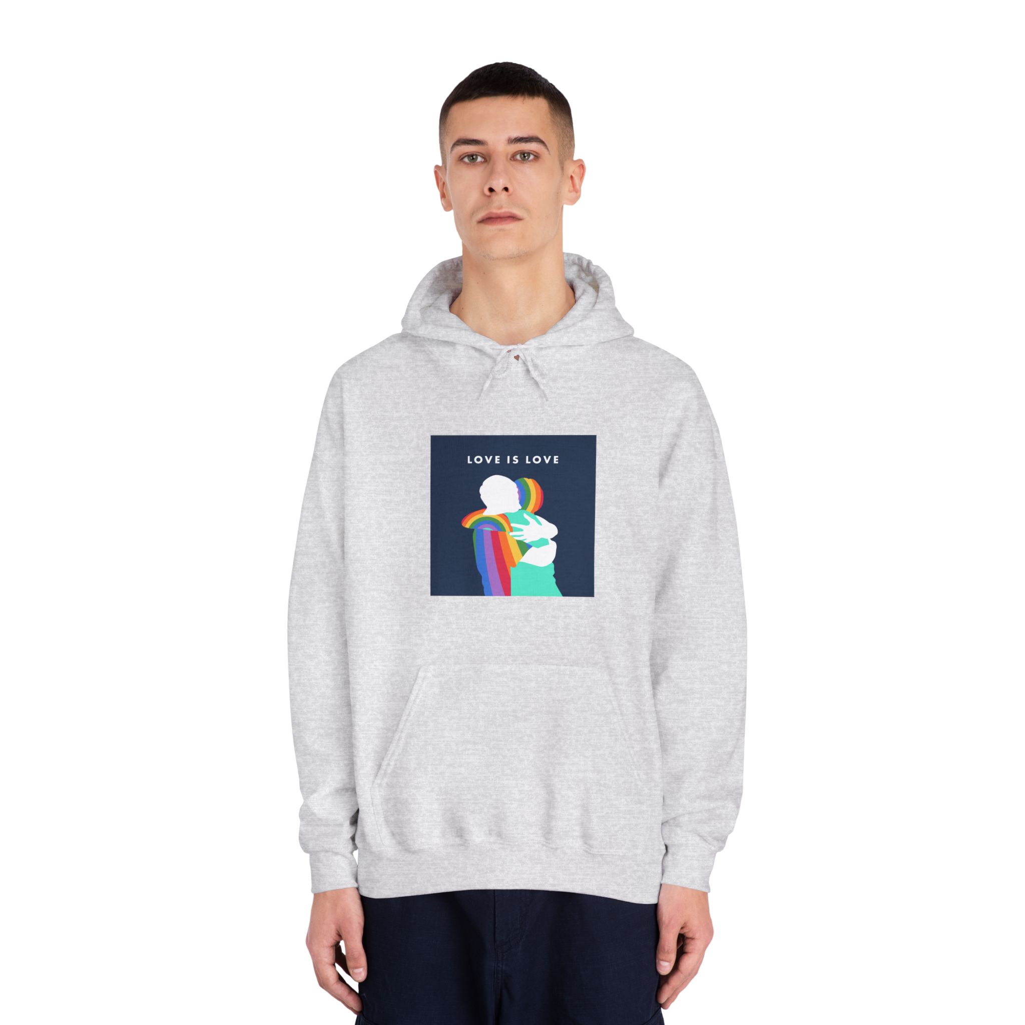 Pride Month 04 Unisex Dryblend Hooded Sweatshirt - Image 7