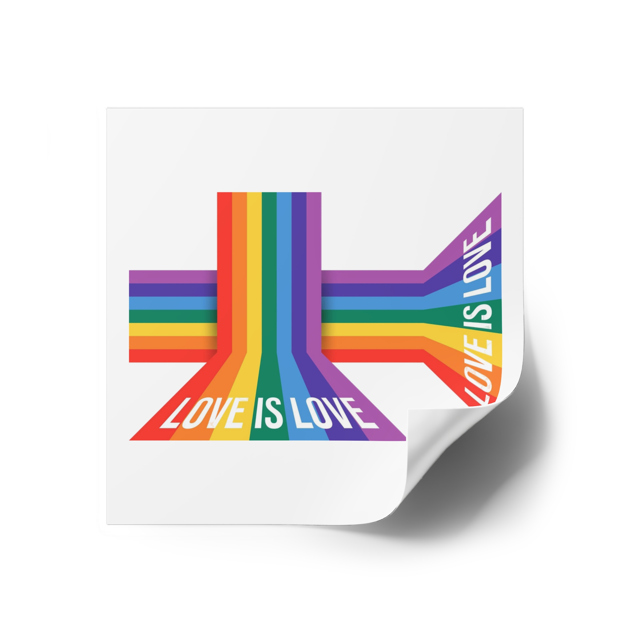 Pride Month Banner With Pride Lgbtq Rainbow Flag Vector Background Laminate Stickers Square - Image 18