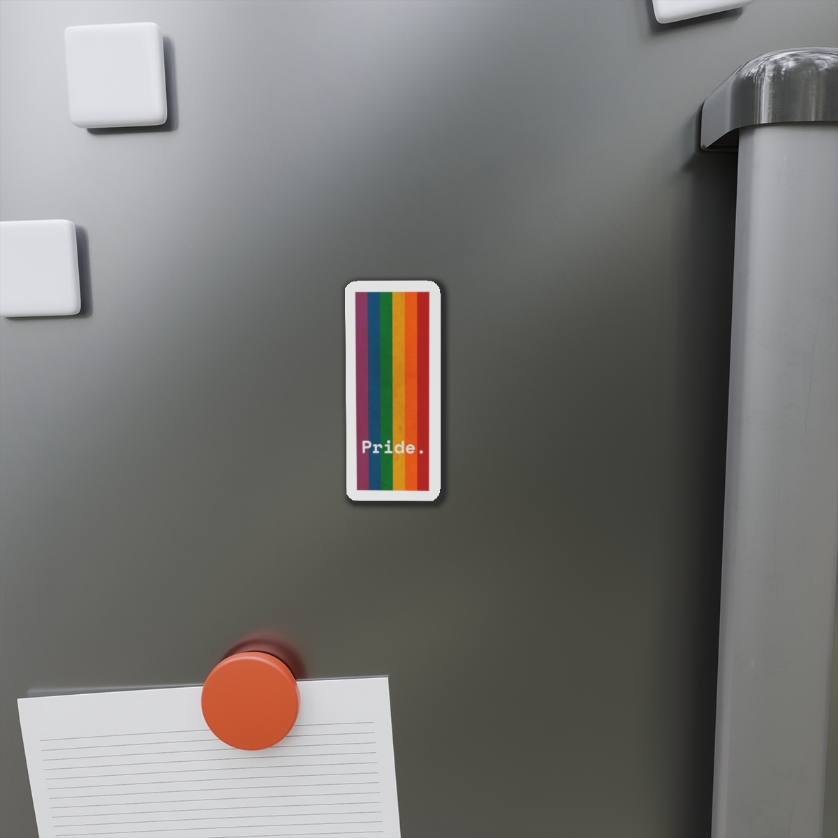 Poster With Rainbow Pride Concept Die Cut Magnets - Image 5