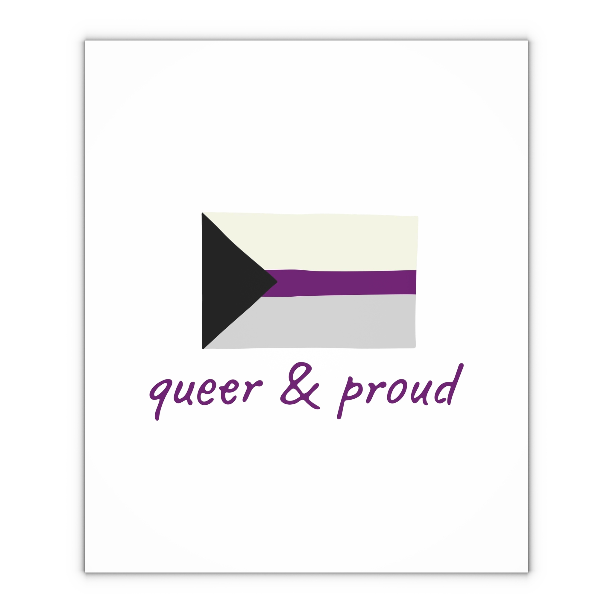 Colorful Demisexual Pride Flag Happy Pride Day Lgbtq Community Pride Month Vector Hand Drawn Doodle Posters Stickers Logo Cards Gift Wrapping Paper Sheets 1pc - Image 4