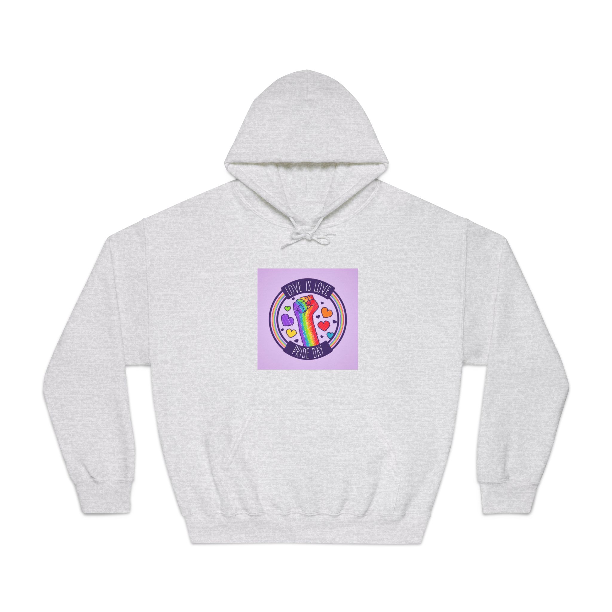 Pride Day Event Concept Unisex Dryblend Hooded Sweatshirt - Image 5