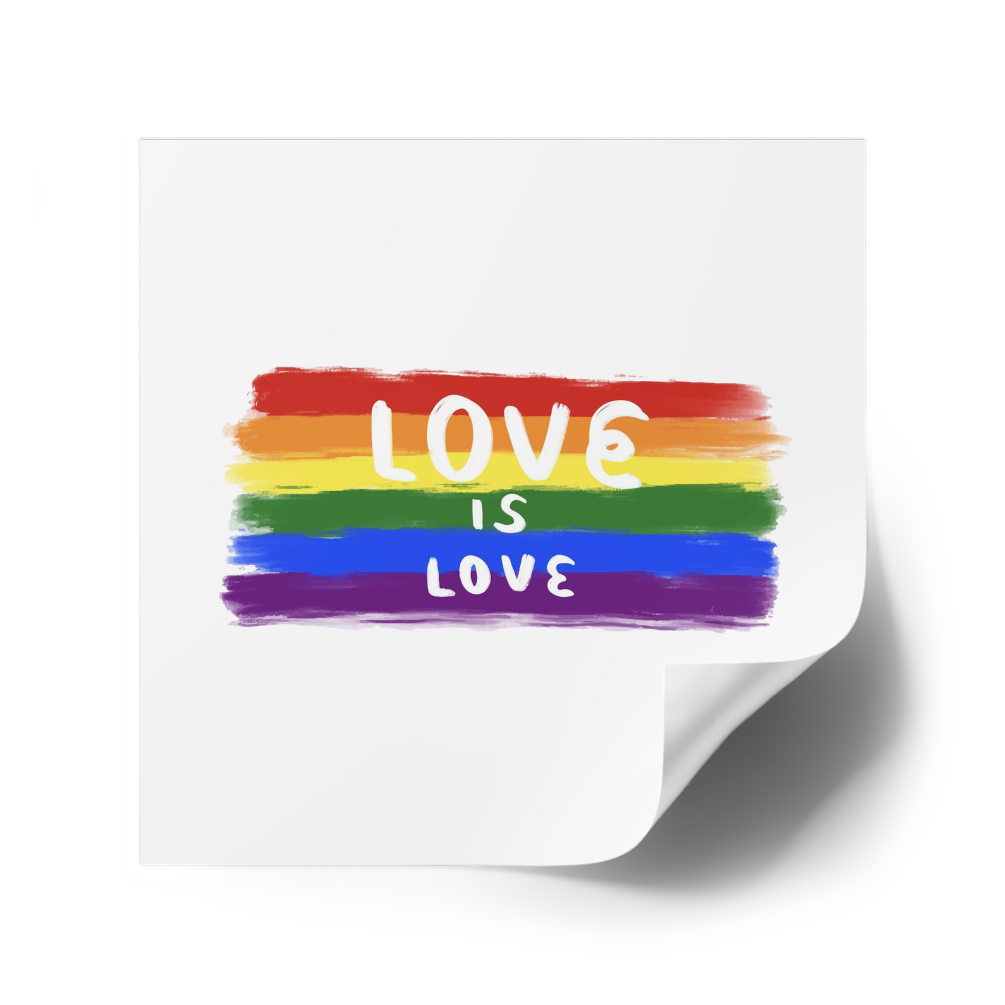Pride Day Celebration Laminate Stickers Square - Image 74