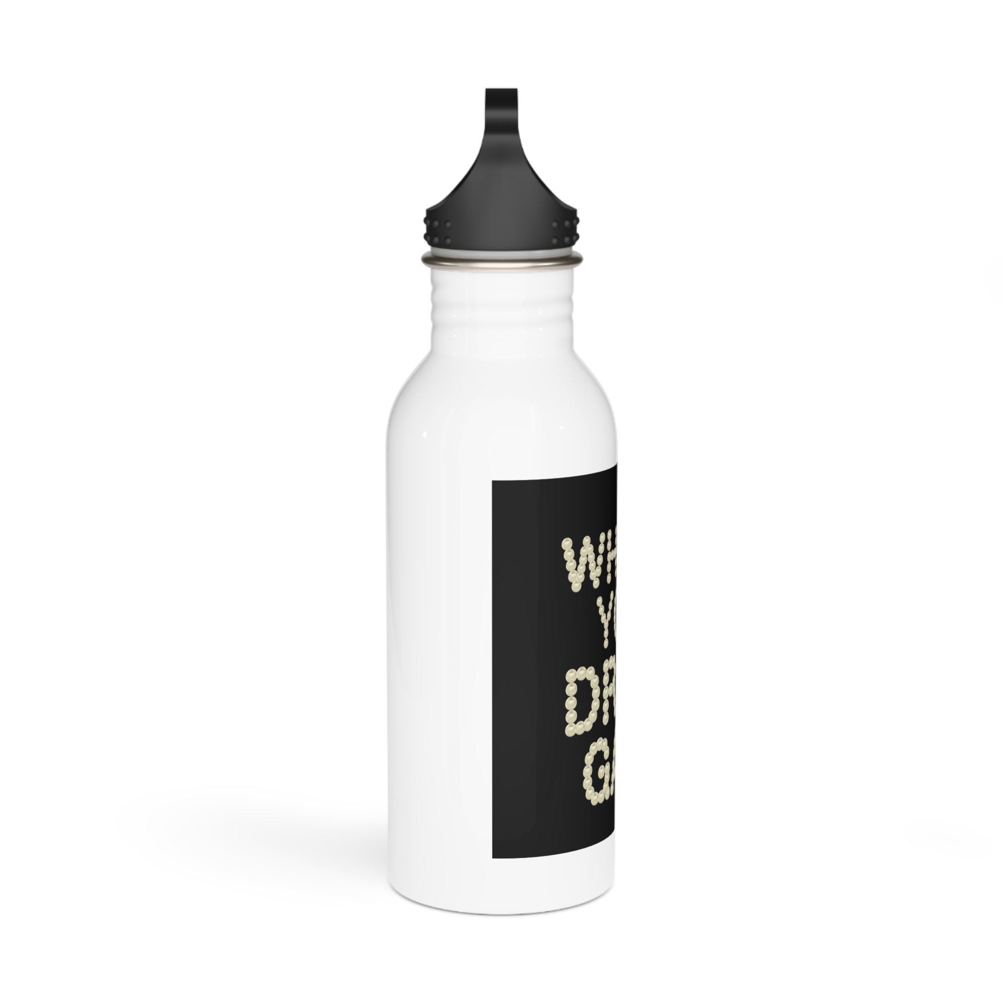 Lesbian Pride Design E093AF Stainless Steel Water Bottle - Image 2