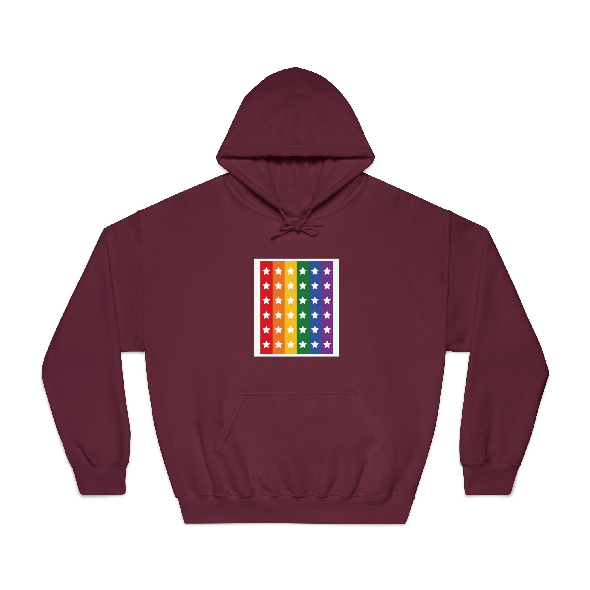 Lgbt Pride Month June Lesbian Gay Bisexual Transgender Lgbtq Flag Rainbow Vector(3) (1) Unisex Dryblend Hooded Sweatshirt - Image 17