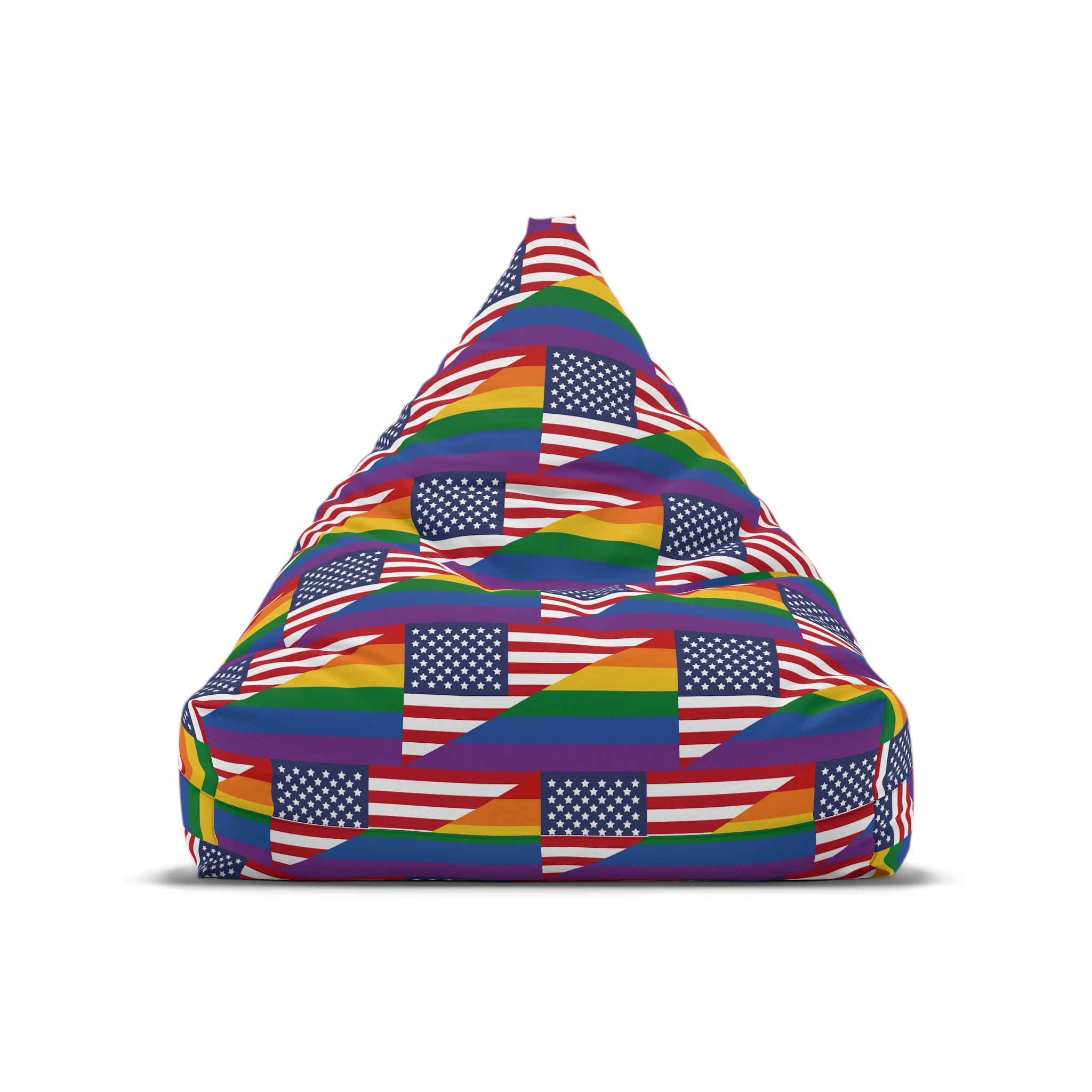 Lgbt Pride Month June Lesbian Gay Bisexual Transgender Lgbtq Flag Rainbow Vector(2) (1) Bean Bag Chair Cover - Image 5