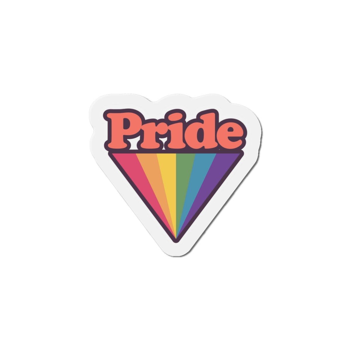 Pride With Rainbow (1) Die Cut Magnets - Image 13