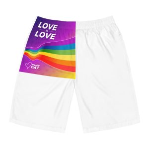 Colorful Pride Day Flag Concept Mens Board Shorts Aop