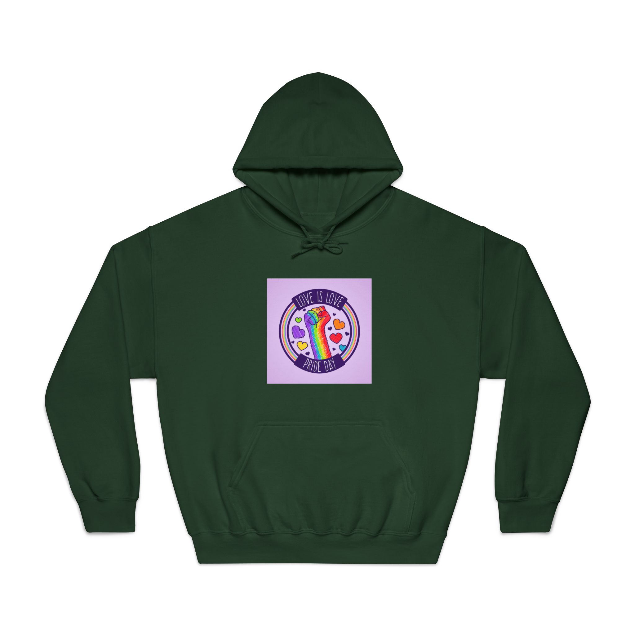 Pride Day Event Concept Unisex Dryblend Hooded Sweatshirt - Image 21