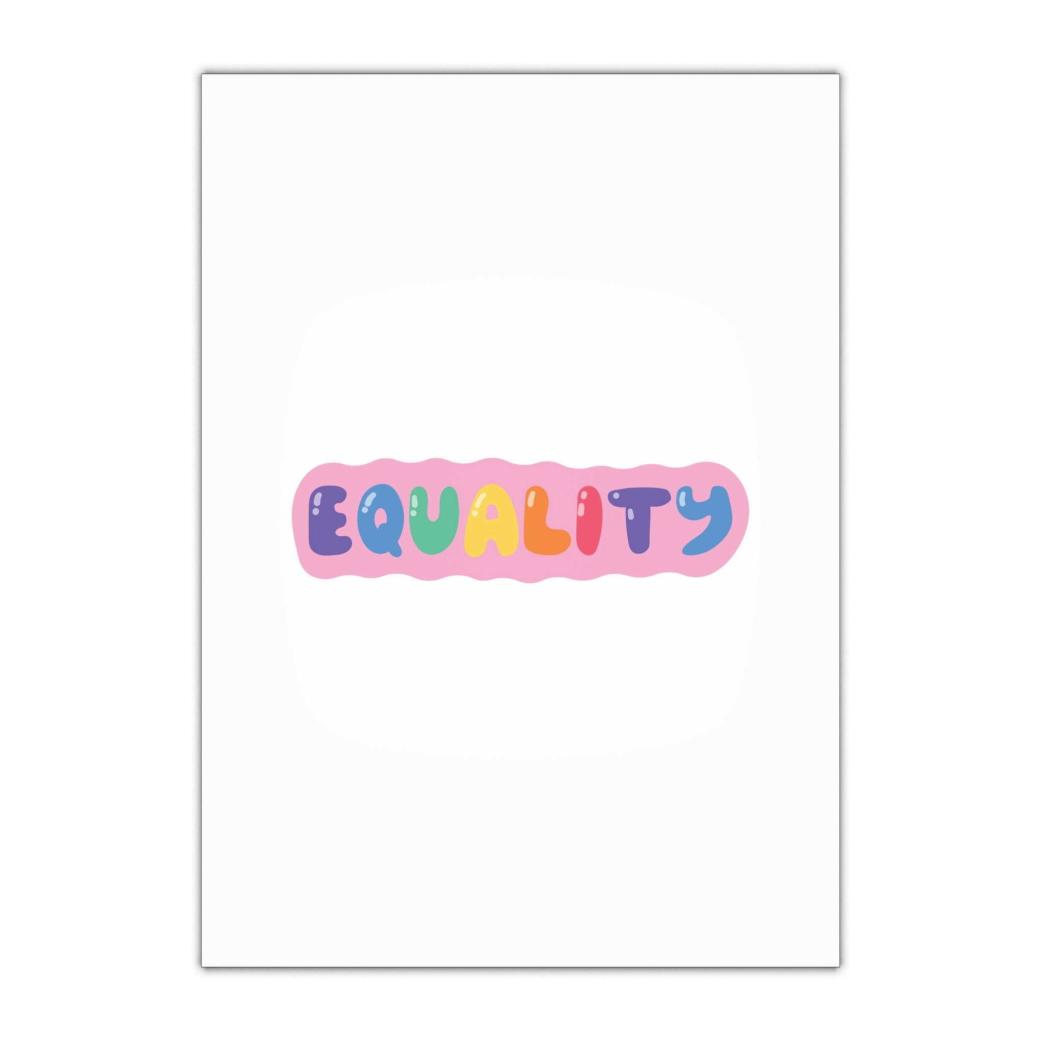 Lgbt Sticker Pack White Background Lgbtq Set Symbol Lgbt Pride Community Rainbow Elements Vector Hand Draw Illustration Hand Drawn Lettering Copia Gift Wrapping Paper Sheets 1pc