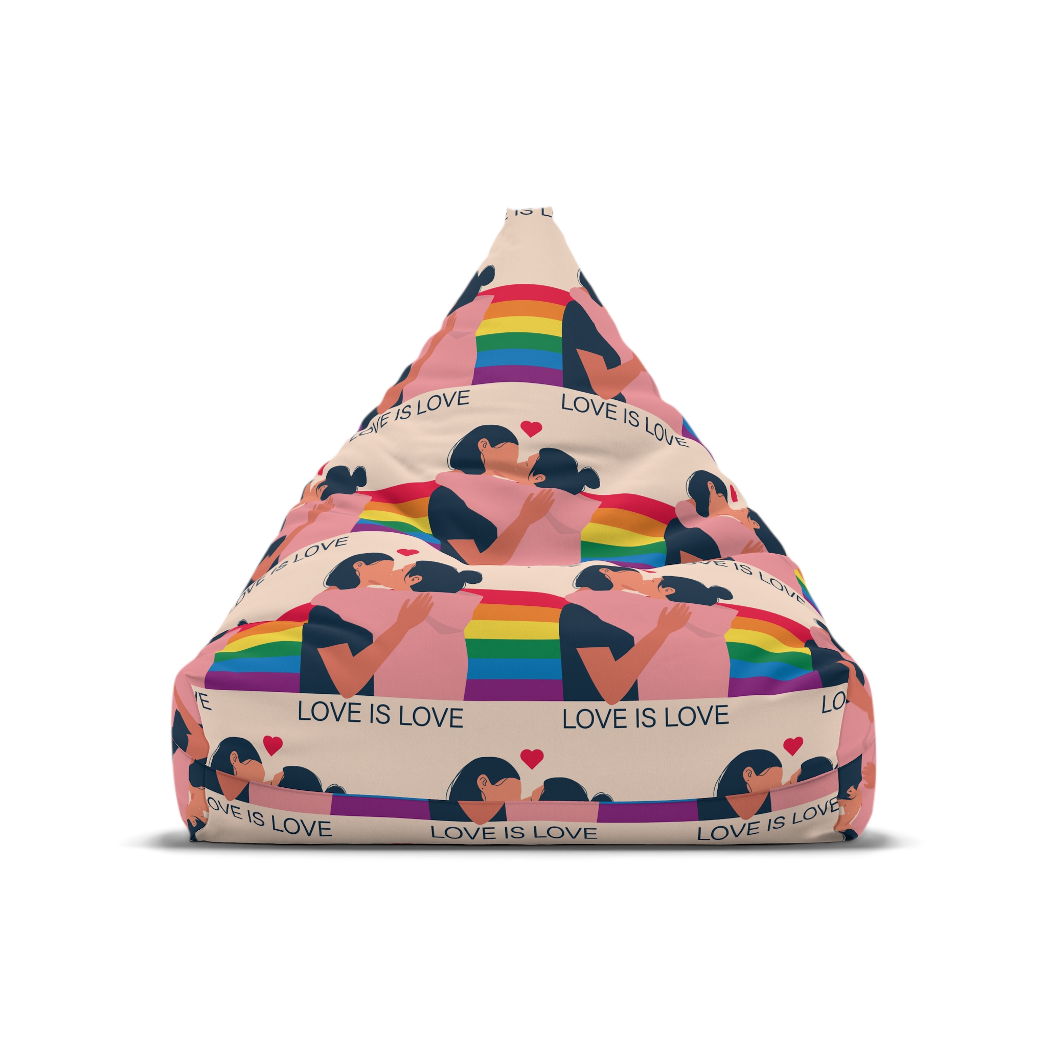 Couple Leasbians Bean Bag Chair Cover - Image 5