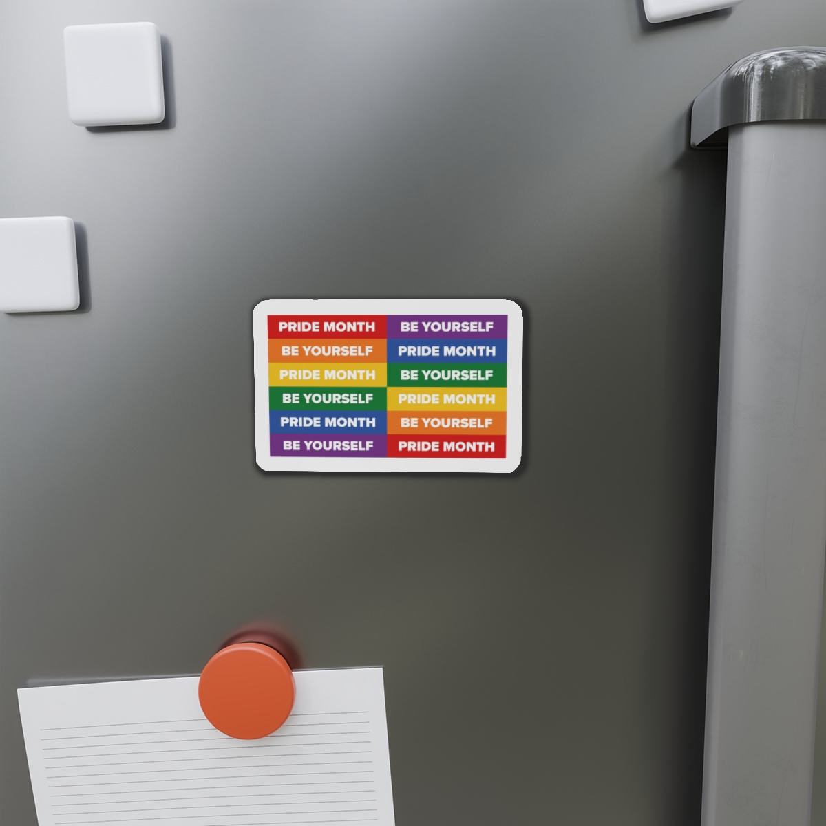 Lesbian Pride Design 33F9F4 Die Cut Magnets - Image 8