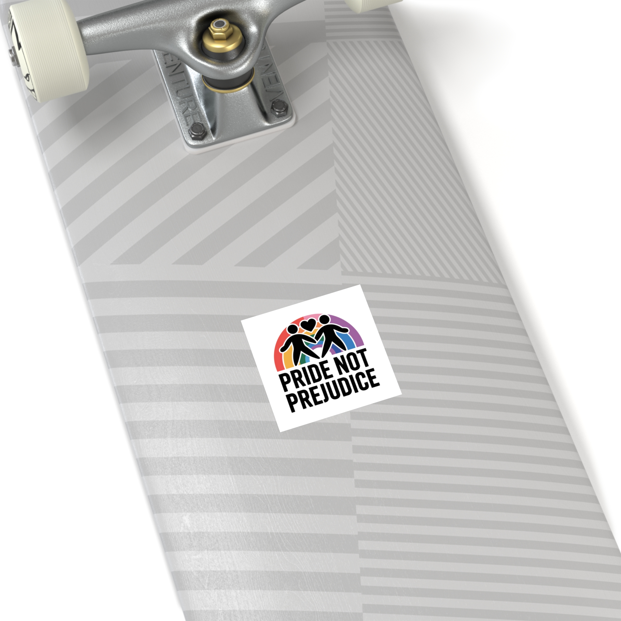 Pride Prejudice T Shirt Design Isolated White Background Laminate Stickers Square - Image 68