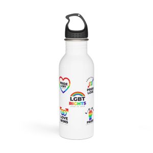 Pride Day Badges Collection Stainless Steel Water Bottle