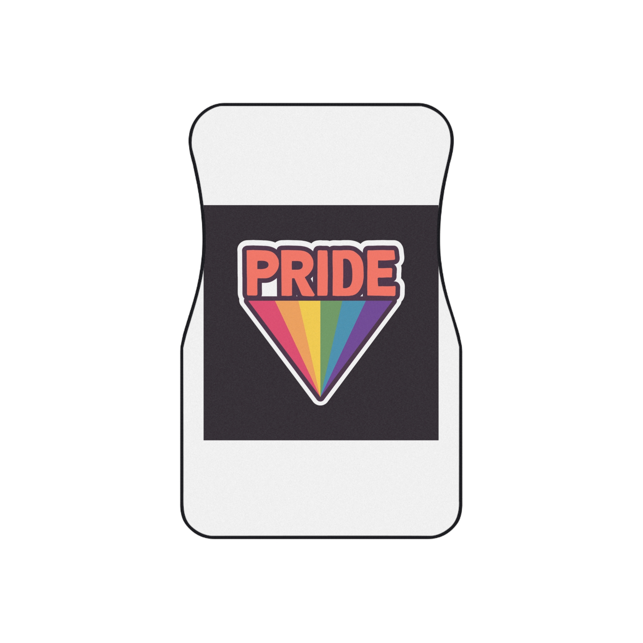 Pride With Rainbow Car Mats Set Of 4 - Image 2