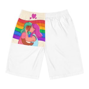 Lesbian Pride Design 4C2A50 Mens Board Shorts Aop