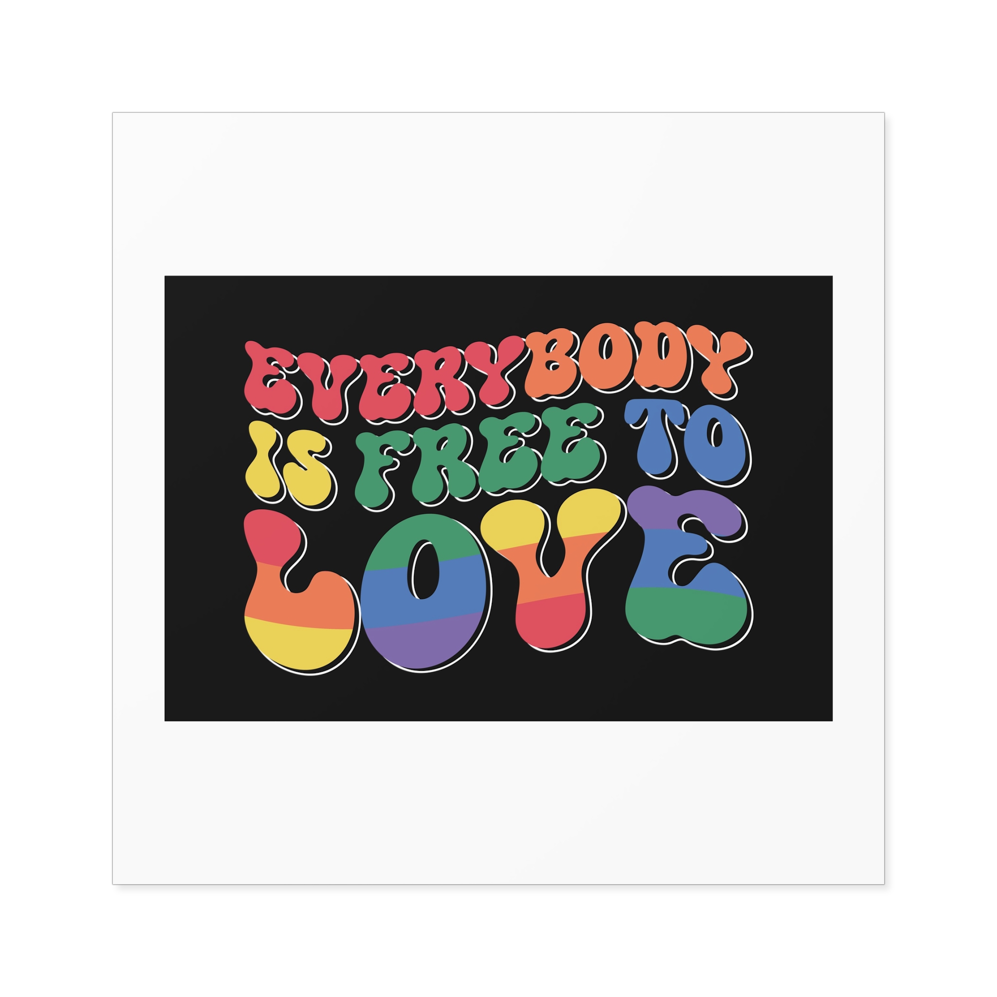 Pride Lgbt Gay Retro Tshirt Design Laminate Stickers Square - Image 49