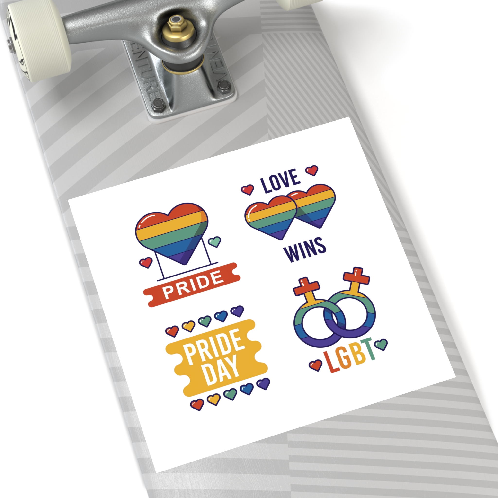 Pride Day Label Collection Concept Laminate Stickers Square - Image 60