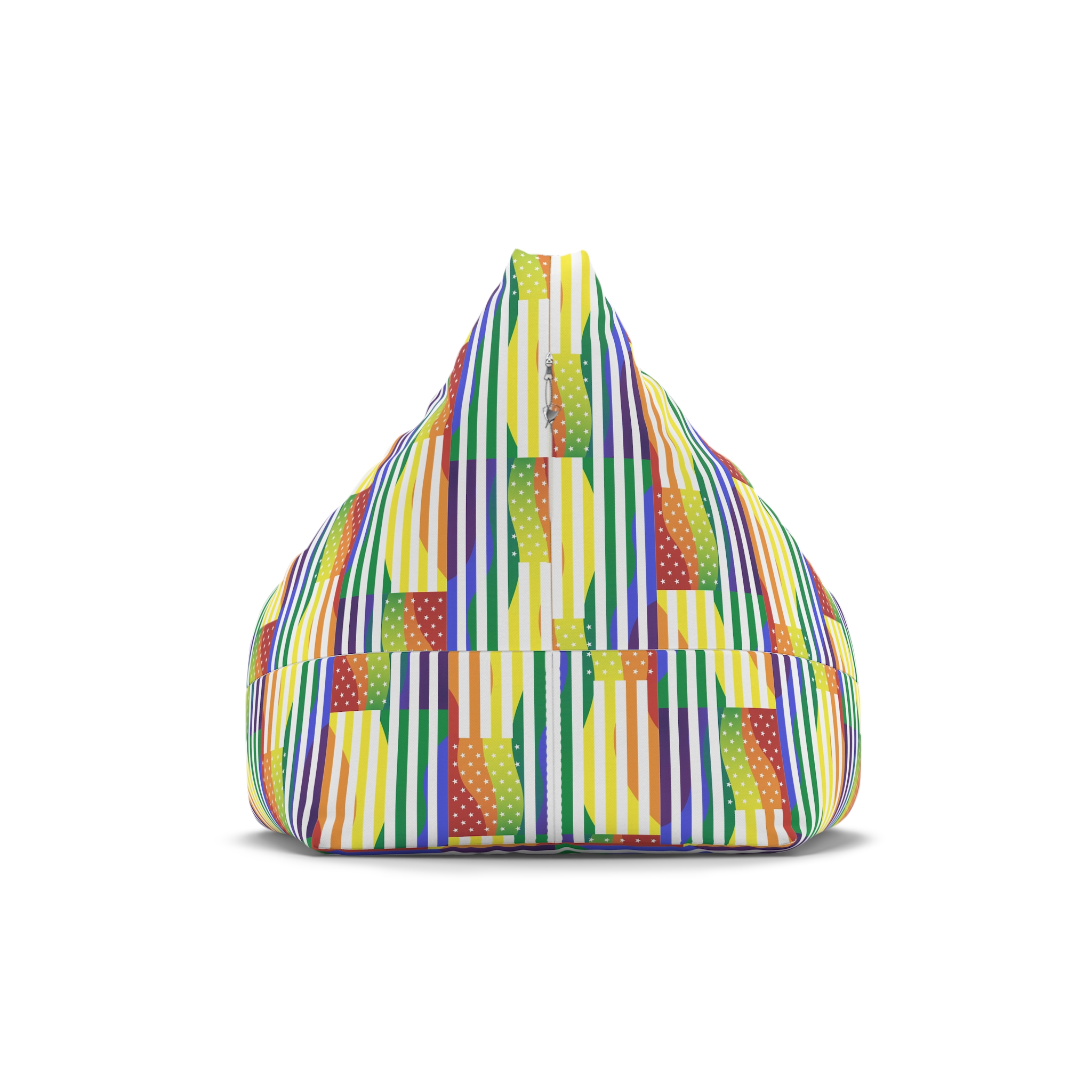 Pride Month America Concept Us Pride Month Flag Bean Bag Chair Cover - Image 2
