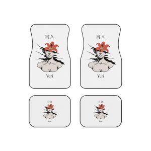 Yuri Lily Bloom Classical Sculpture Car Mats Set Of 4