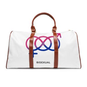 Bisexual Orientation Identity Symbol Waterproof Travel Bag