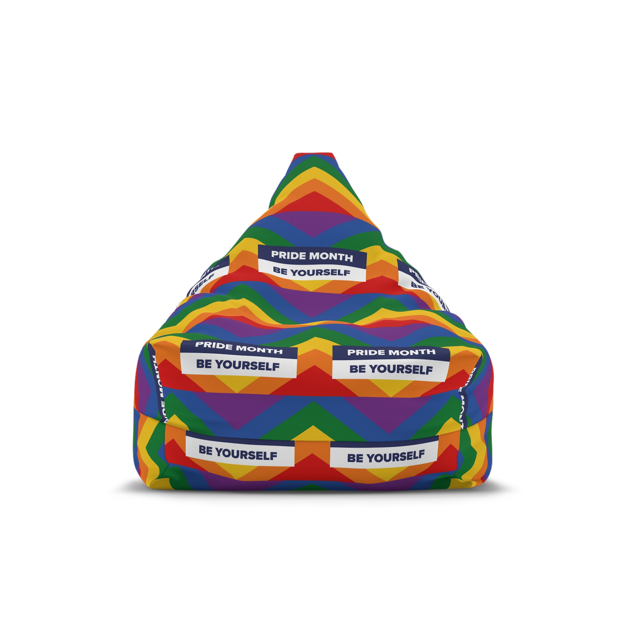 Lgbt Pride Month June Lesbian Gay Bisexual Transgender Lgbtq Flag Rainbow Vector(1)2 Bean Bag Chair Cover