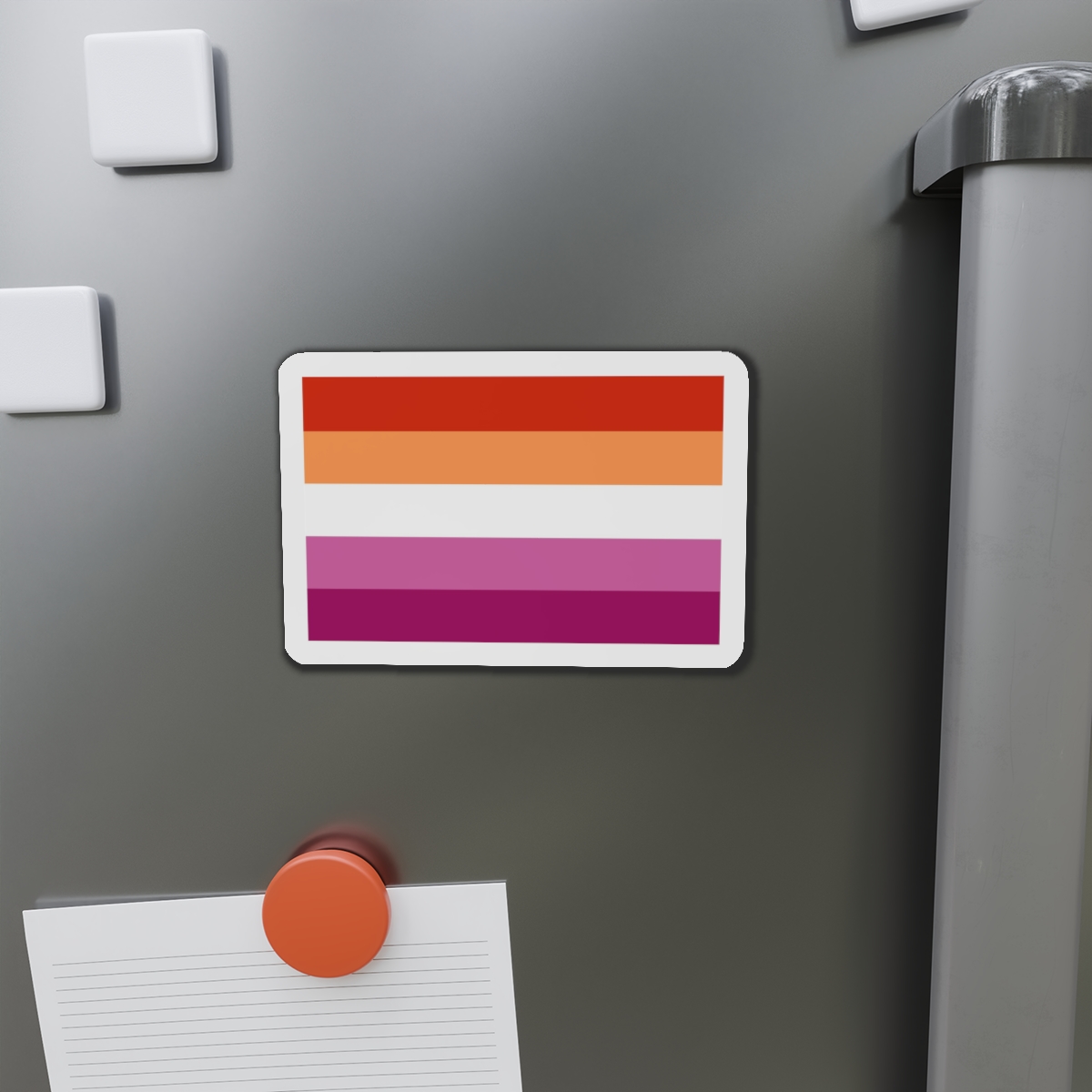 Lesbian Flag Die Cut Magnets - Image 11