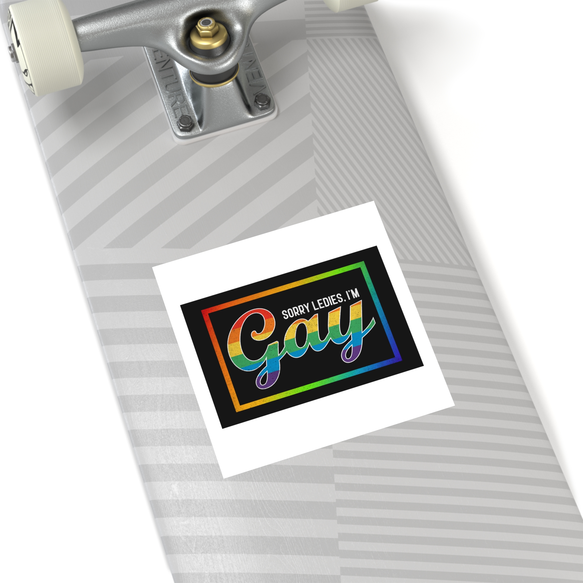 Pride Gay Rainbow Typography Vector Premium T Shirt(3) Laminate Stickers Square - Image 44