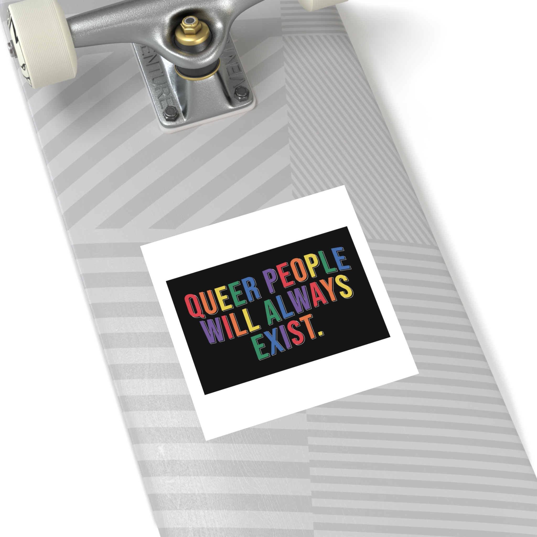Pride Lgbtq Gay Typography Vector Tshirt Design(12) Laminate Stickers Square - Image 44
