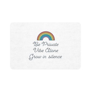 Good Thoughts Quotes Print Pet Food Mat 12x18