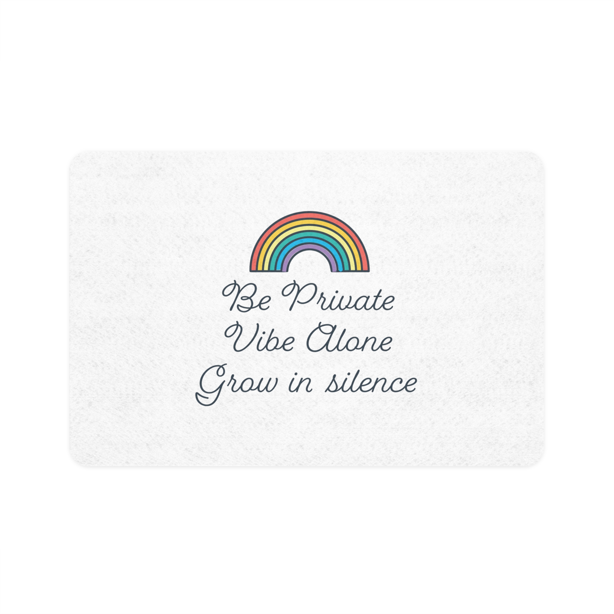 Good Thoughts Quotes Print Pet Food Mat 12x18