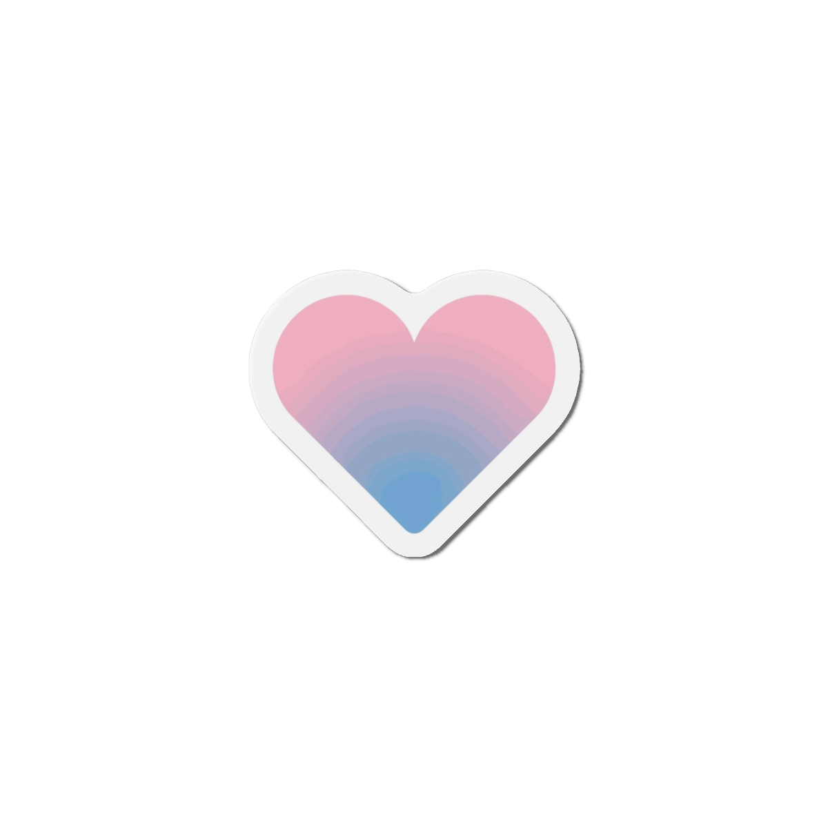 Gradient Heart Symbol Love Affection Die Cut Magnets - Image 7