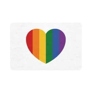 Lgbt Pride Month June Lesbian Gay Bisexual Transgender Lgbtq Flag Rainbow Vector(4) Pet Food Mat 12x18