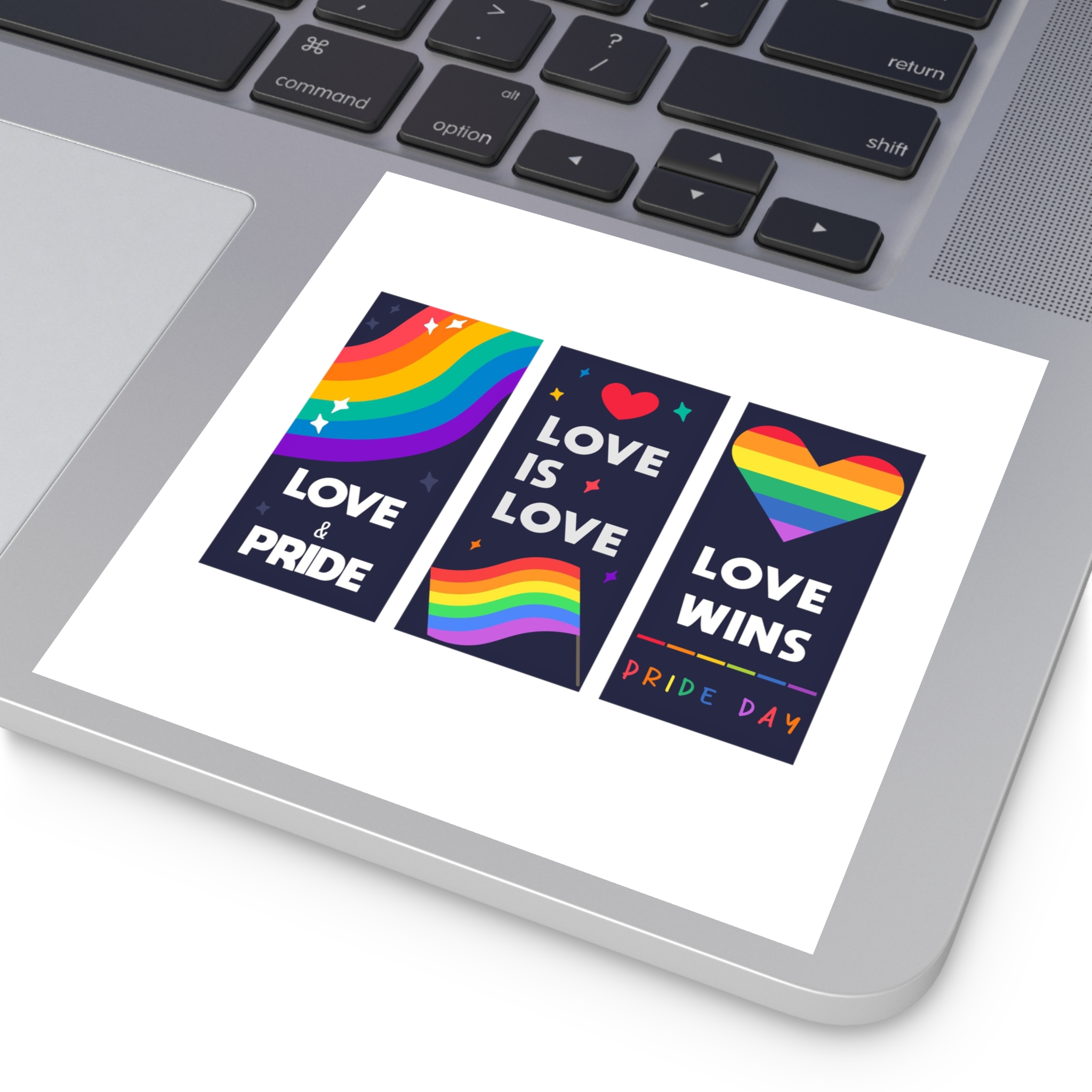 Lgbt Wallpapers Pride Day Celebration Laminate Stickers Square - Image 47