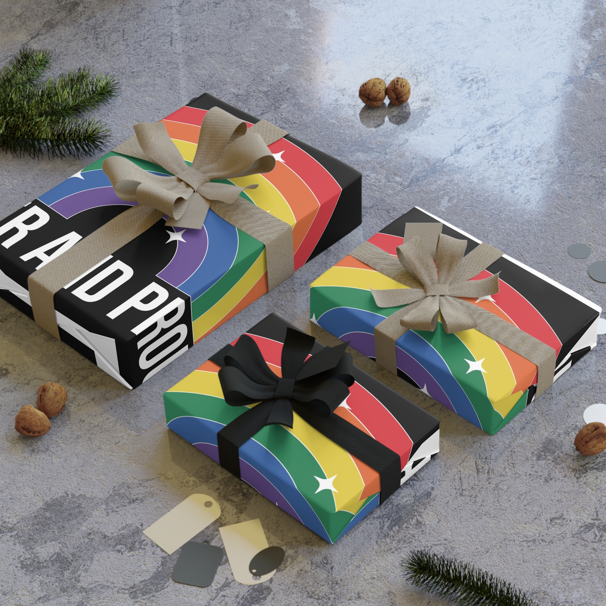 Lesbian Pride Design 35E608 Gift Wrapping Paper Rolls 1pc - Image 4