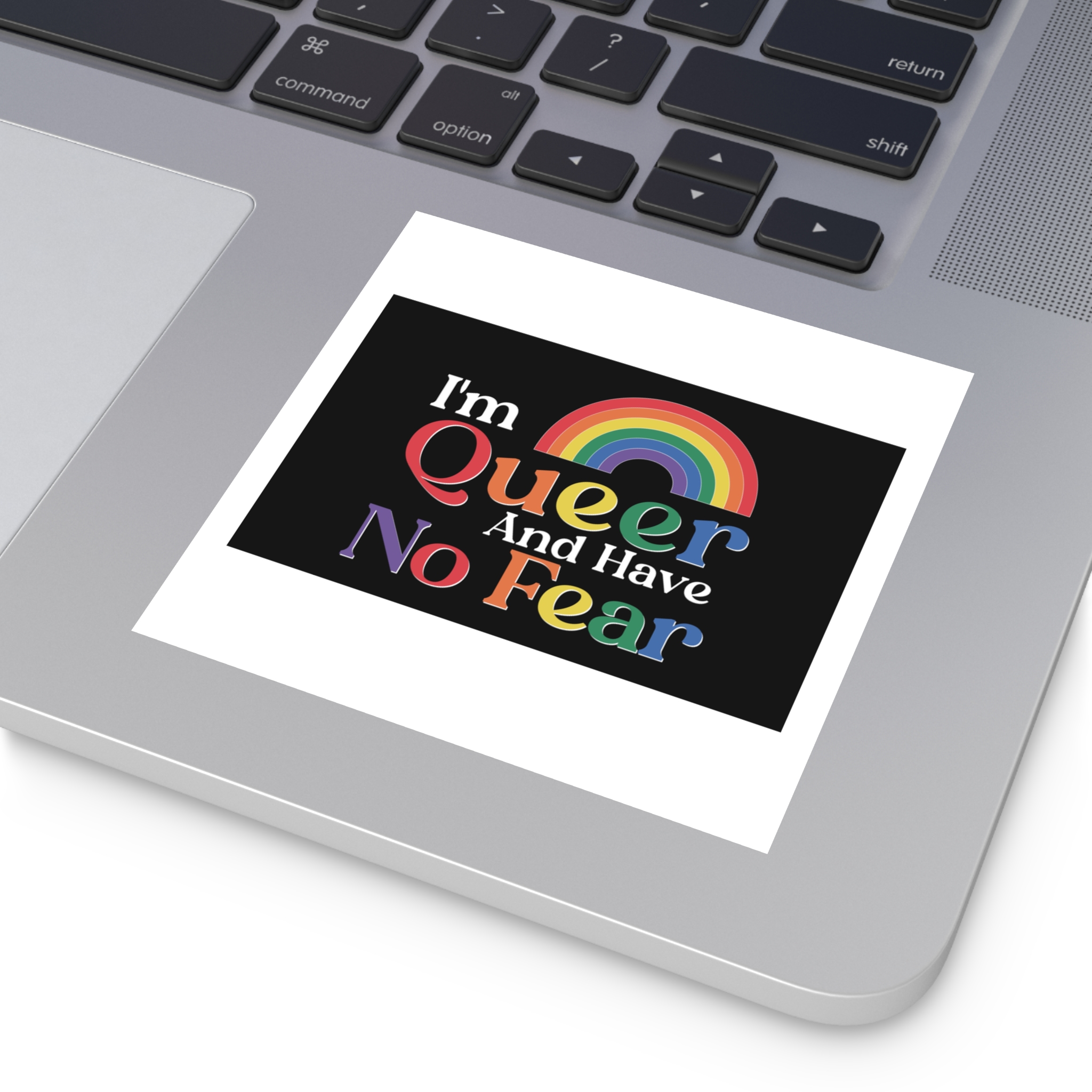 Pride Lgbtq Gay Typography Vector Tshirt Design(13) Laminate Stickers Square - Image 19