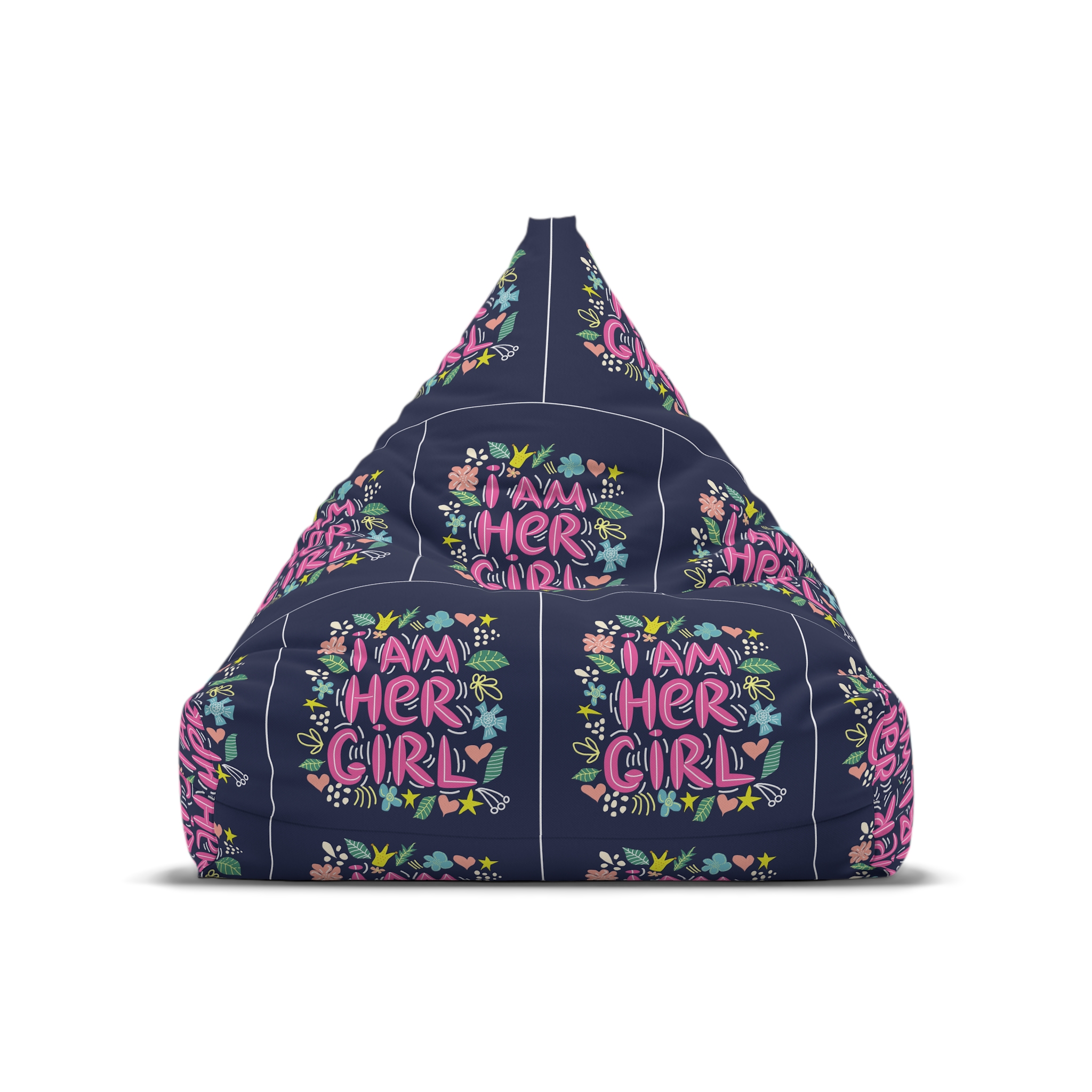 Lesbian Pride Design 4C2AB4 Bean Bag Chair Cover - Image 5