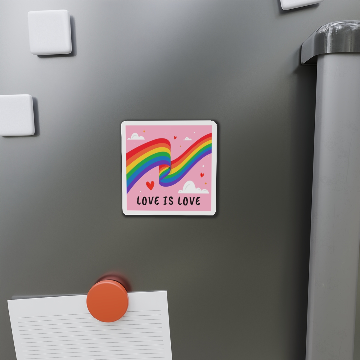 Colorful Flag Pride Day Die Cut Magnets - Image 5