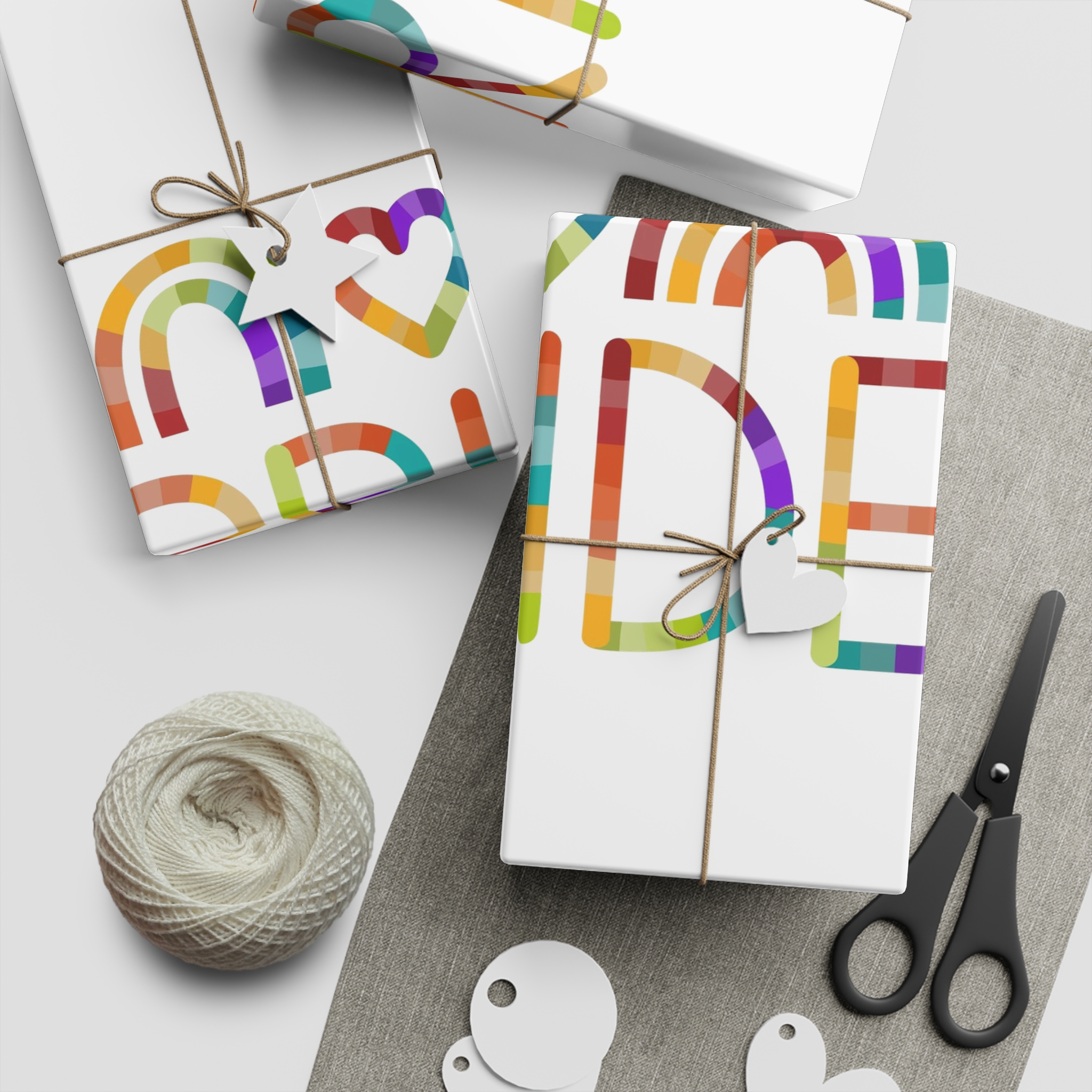 Vibrant Pride Celebration Poster Gift Wrapping Paper Sheets 1pc - Image 2